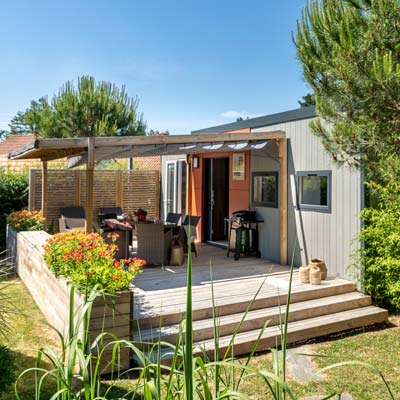 Verhuur van luxe stacaravans in Zuid-Bretagne 6 personen