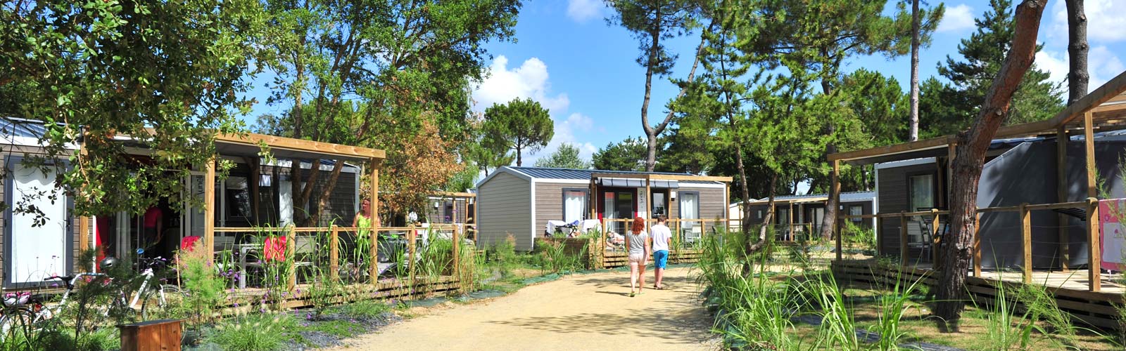 Mobile homes for rent in Saint-Brevin in a 5-star campsite