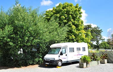 Temporary camping pitch for motorhomes in Saint-Brevin Loire-Atlantique region
