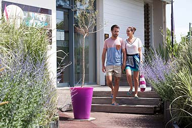 L'entrée du spa du camping Le Fief à Saint-Brevin en Loire-Atlantique