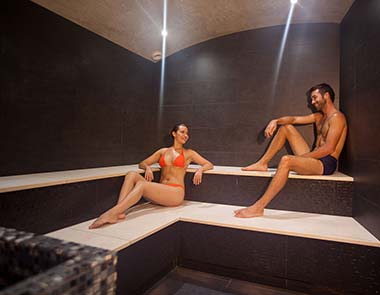 Le hammam du spa du camping le Fief en Loire-Atlantique